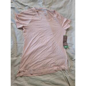 Free Fly Bamboo Performance Short Sleeve Shirt UPF 50 Light Pink Women’s Size M